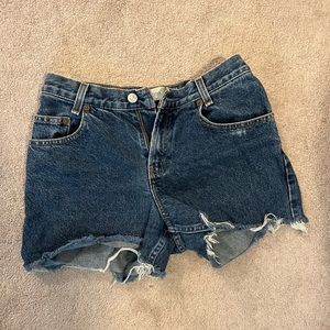 Vintage Gap Denim Shorts Loose Fit Mid Rise